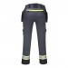 Portwest DX4 Detachable Holster Pocket Trousers 28 Metal Gry POW32610