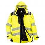 Portwest PW3 Hi Vis 3-in-1 Jacket 4XL YellowBlk POW33367