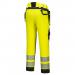 Portwest DX4 Hi Vis Detachable Holster Pocket Trousers 28 YellowBlk POW33683