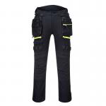 Portwest DX4 Detachable Holster Pocket Trousers 32 Blk Short POW33883