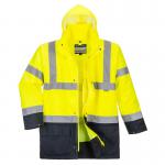 Portwest Hi Vis 5-in-1 Contrast Essential Jacket L YellowBlk POW34088