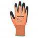 Portwest Dermi-Grip NPR15 Nitrile Sandy Glove L OrangeBlk (Pack of 12) POW34122