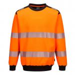 Portwest PW3 Hi Vis Sweatshirt L OrangeBlk POW34129