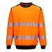 Portwest PW3 Hi Vis Sweatshirt L OrangeBlk POW34129