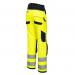 Portwest PW3 Hi Vis Lightweight Stretch Work Trousers 28 YellowBlk POW34603