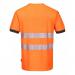 Portwest PW3 Hi Vis Cotton Comfort T-Shirt SS L OrangeGry POW34659