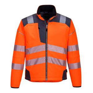 Portwest PW3 Hi Vis Softshell 3L L OrangeGry POW34671