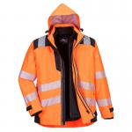 Portwest PW3 Hi Vis 3-in-1 Jacket L OrangeBlk POW34691