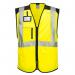 Portwest PW3 Hi Vis Executive Vest S YellowBlk (Pack of 10) POW34794