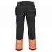 Portwest PW3 Hi Vis Class 1 Holster Pocket Trousers 28 OrangeBlk POW34927