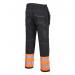 Portwest PW3 Hi Vis Class 1 Holster Pocket Trousers 28 OrangeBlk POW34927