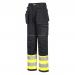 Portwest PW3 Hi Vis Class 1 Holster Pocket Trousers 28 YellowBlk POW34940