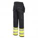 Portwest PW3 Hi Vis Class 1 Holster Pocket Trousers 28 YellowBlk POW34940