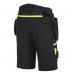 Portwest DX4 Detachable Holster Pocket Shorts 30 Blk POW35037