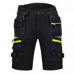 Portwest DX4 Detachable Holster Pocket Shorts 32 Blk POW35038