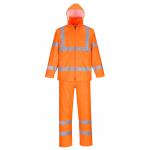 Portwest Hi Vis Packaway Rain Suit 4XL Orange POW35284