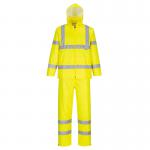 Portwest Hi Vis Packaway Rain Suit 4XL Yellow POW35290