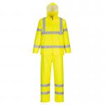 Portwest Hi Vis Packaway Rain Suit 2XL Yellow POW35295