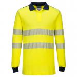 Portwest PW3 Flame Resistant Hi Vis Polo Shirt L YellowNavy POW35401