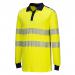 Portwest PW3 Flame Resistant Hi Vis Polo Shirt L YellowNavy POW35401