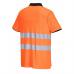 Portwest PW2 Hi Vis Cotton Comfort Polo Shirt SS 4XL OrangeBlk POW35606