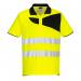 Portwest PW2 Hi Vis Cotton Comfort Polo Shirt SS 4XL YellowBlk POW35613