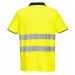 Portwest PW2 Hi Vis Cotton Comfort Polo Shirt SS 4XL YellowBlk POW35613