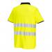 Portwest PW2 Hi Vis Cotton Comfort Polo Shirt SS 4XL YellowBlk POW35613