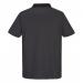 Portwest PW2 Cotton Comfort Polo Shirt SS L Zoom GryBlk POW35764