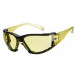 Portwest Wrap Around Plus Spectacles Amber (Pack of 12) POW35808
