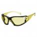 Portwest Wrap Around Plus Spectacles Amber (Pack of 12) POW35808