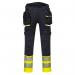 Portwest DX4 Hi Vis Detachable Holster Pocket Class 1 Trousers 28 YellowBlk POW35819