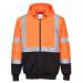 Portwest Hi Vis Contrast Zipped Hoodie 4XL OrangeBlk POW35858