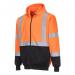 Portwest Hi Vis Contrast Zipped Hoodie 4XL OrangeBlk POW35858