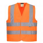 Portwest Hi Vis Junior Band and Brace Vest S Orange POW35872