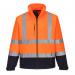 Portwest Hi Vis Contrast Softshell 3L L OrangeNavy POW35875