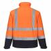 Portwest Hi Vis Contrast Softshell 3L L OrangeNavy POW35875