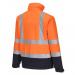 Portwest Hi Vis Contrast Softshell 3L L OrangeNavy POW35875