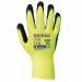Portwest Hi Vis Grip Glove Latex 2XS Yellow (Pack of 12) POW36059