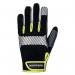 Portwest Pw3 General Utility Glove 1 Pair BlackYellow Large (Pack of 12) A770BKYL POW36108