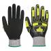 Portwest Waterproof HR Cut Impact Glove 1 Pair GreyBlack Medium AP55G8RM POW36135