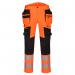 Portwest DX4 Hi Vis Detachable Holster Pocket Trousers 28 OrangeBlk POW36290