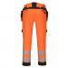 Portwest DX4 Hi Vis Detachable Holster Pocket Trousers 28 OrangeBlk POW36290