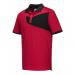 Portwest PW2 Cotton Comfort Polo Shirt SS L RedBlk POW36309