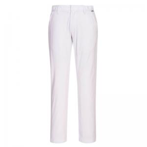Portwest Stretch Slim Chino Trousers 38 White POW36347
