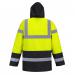 Portwest Hi Vis Contrast Winter Traffic Jacket XS YellowBlk POW36377