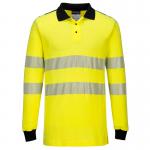 Portwest PW3 Flame Resistant Hi Vis Polo Shirt L YellowBlk POW36404