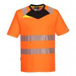 Portwest DX4 Hi Vis T-Shirt SS L OrangeBlk POW36500