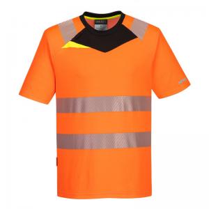 Portwest DX4 Hi Vis T-Shirt Ss 3XL OrangeBlk POW36505