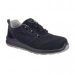 Portwest Portwest Compositelite Wire Lace Safety Trainer Knit S1P 36 BlkGry POW36561